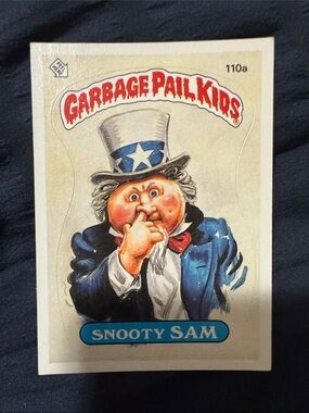 Snooty Sam Trading Card - Blue